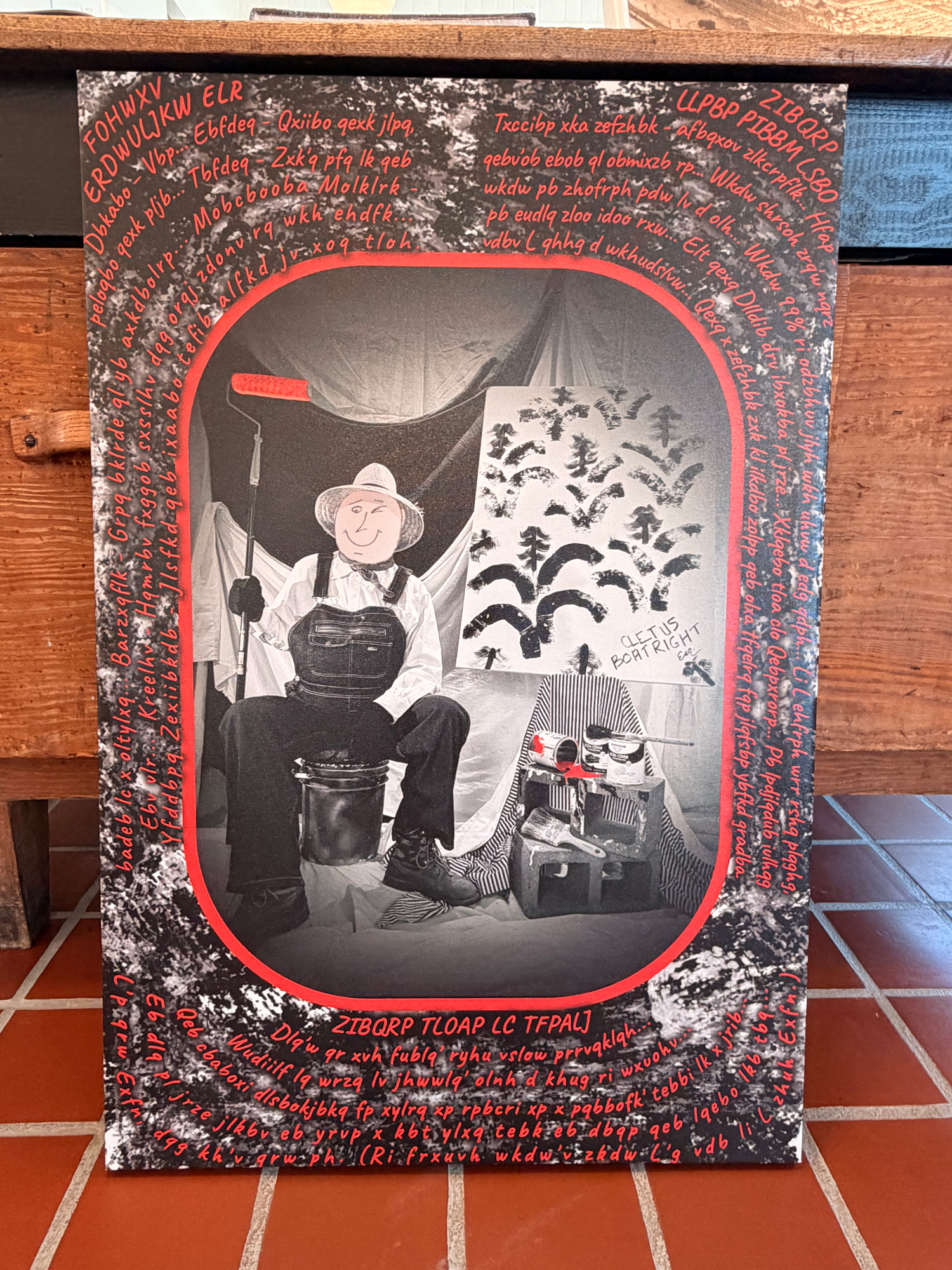 Cletus Boatright artwork displayed at Bubba’s Bistro